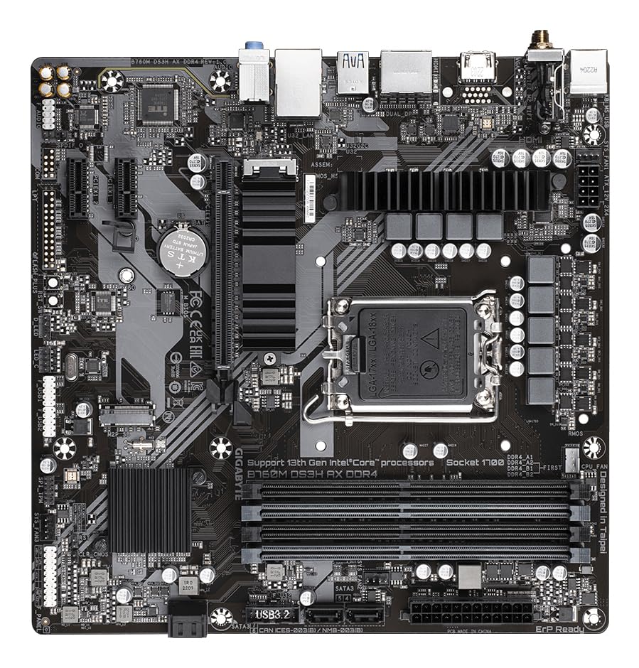 Amazon | Gigabyte MB GBT Intel 1700 B760M DS3H AX DDR4 | GIGABYTE